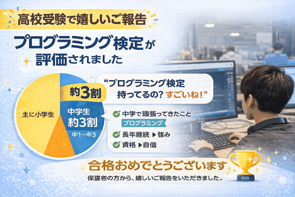 嬉しいお知らせ